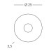 Kolarz Circle 1 Light Ceiling Light