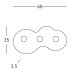 Kolarz Circle 3 Lights Ceiling Light
