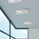 Kolarz Square 2 Lights Ceiling Light
