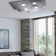 Kolarz Square 4 Lights Ceiling Light