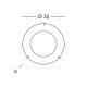 Kolarz Moon 1 Light Ceiling Light