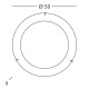 Kolarz Moon 1 Light Ceiling Light