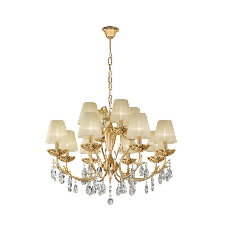 Kolarz Victoria 2 12 Lights Chandelier