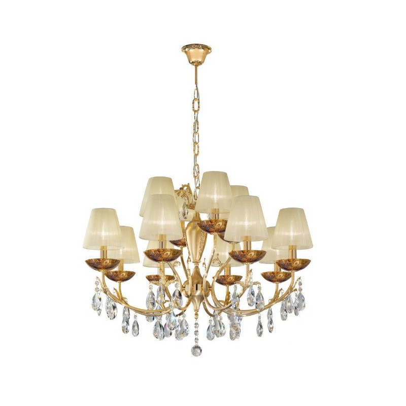 Kolarz Victoria 2 12 Lights Chandelier
