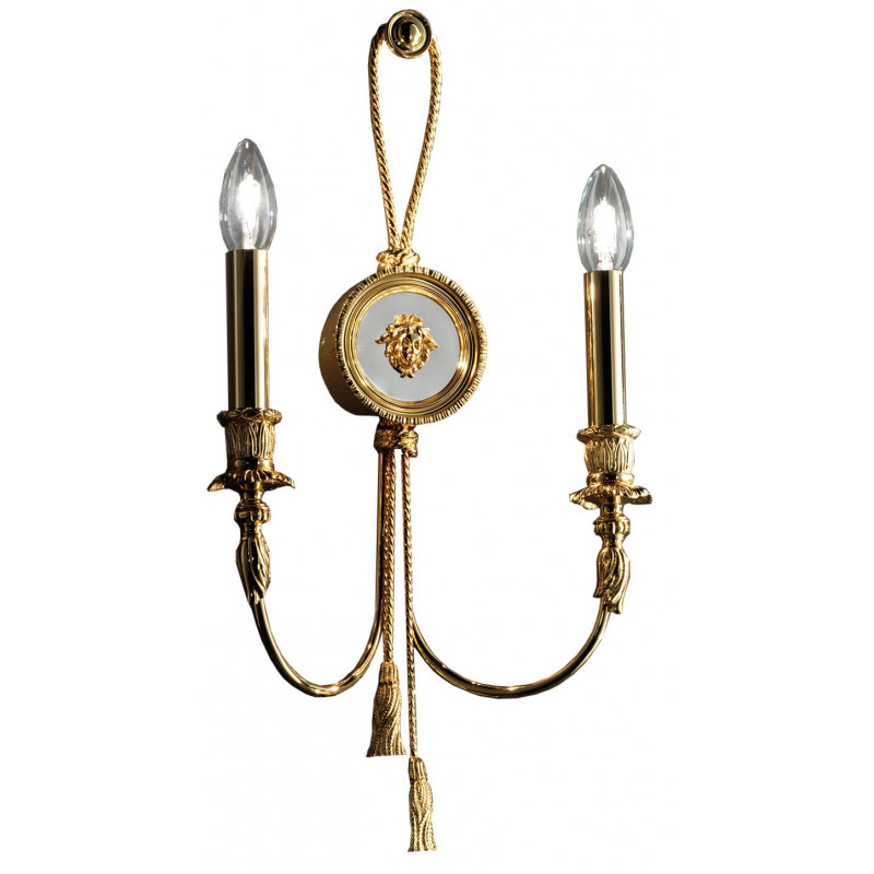 Masiero Brass & Spots Wall Light - VE 1071 A2