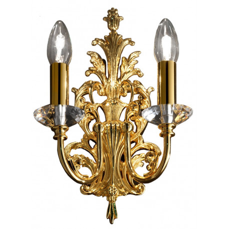 Masiero Brass & Spots Wall Light - VE 1073 A2