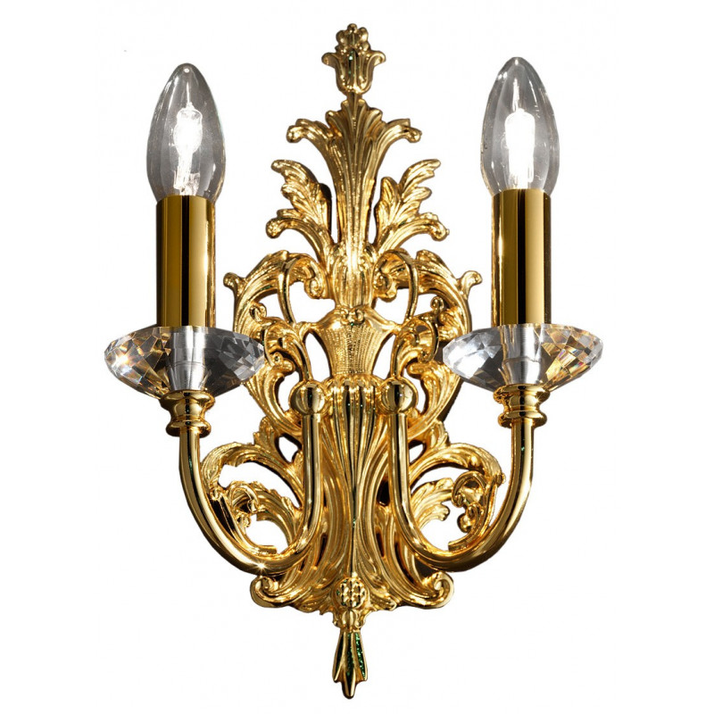 Masiero Brass & Spots Wall Light - VE 1073 A2