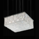 Cubo S/Square Crystal Suspension Lamp