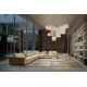 Cubo S/Square Crystal Suspension Lamp
