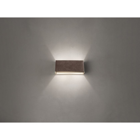 Masiero Darshan Wall Light Brushed Brass & Leather
