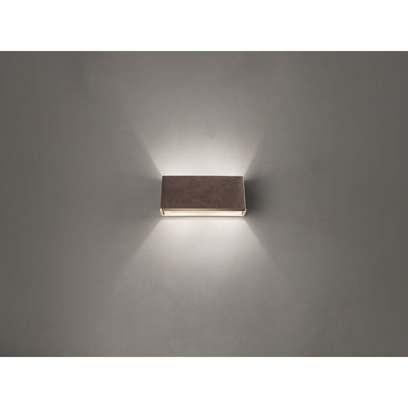 Masiero Darshan Wall Light Brushed Brass & Leather