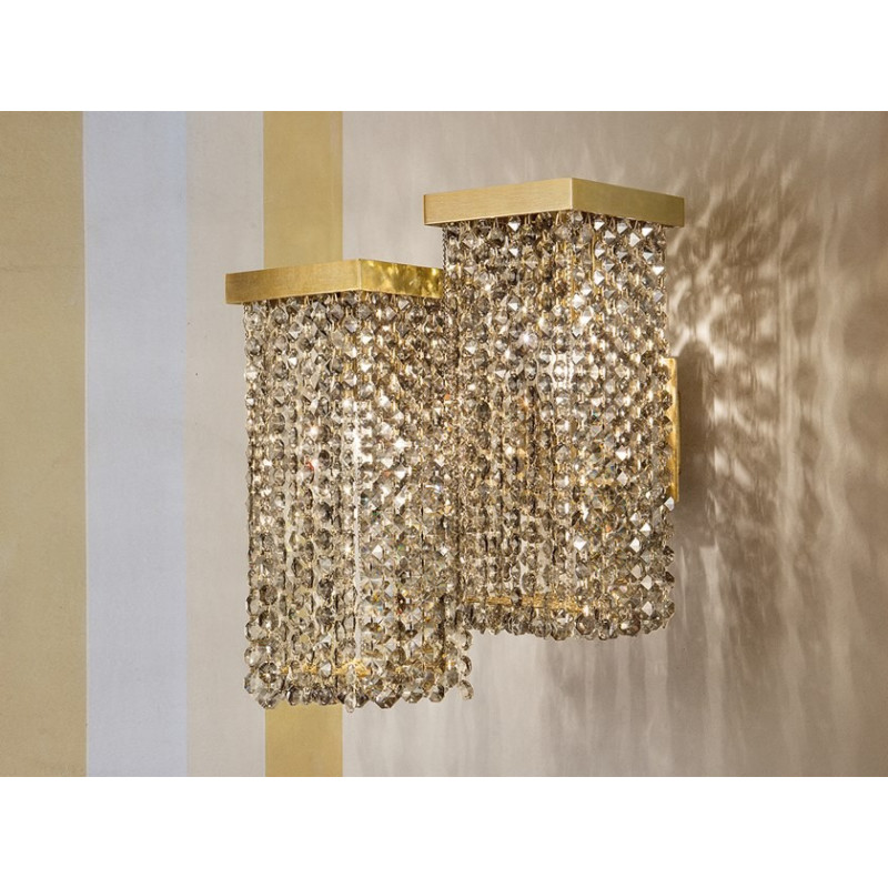 Masiero Skyline Wall Light Brushed Brass