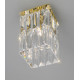 Kolarz Prisma Square Crystal Ceiling Light Gold