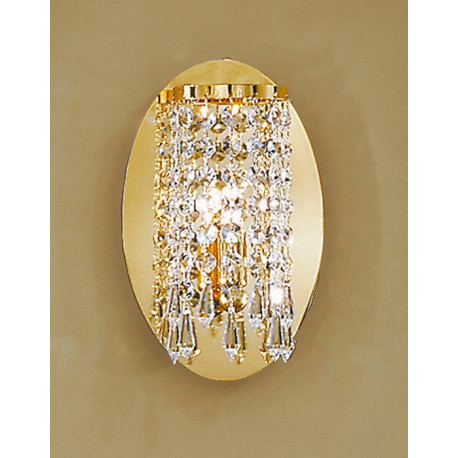 Kolarz Charleston Crystal Wall Light Gold