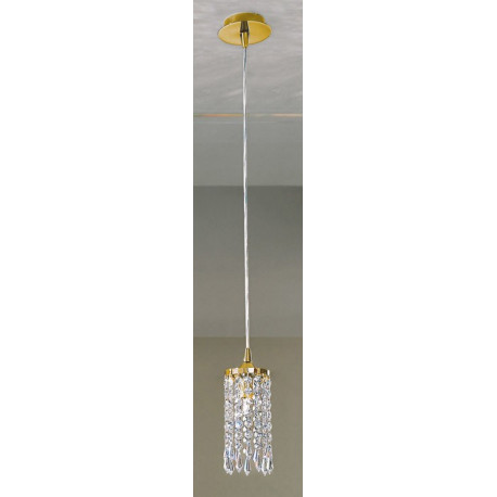 Kolarz Charleston Crystal Hanging Light Gold