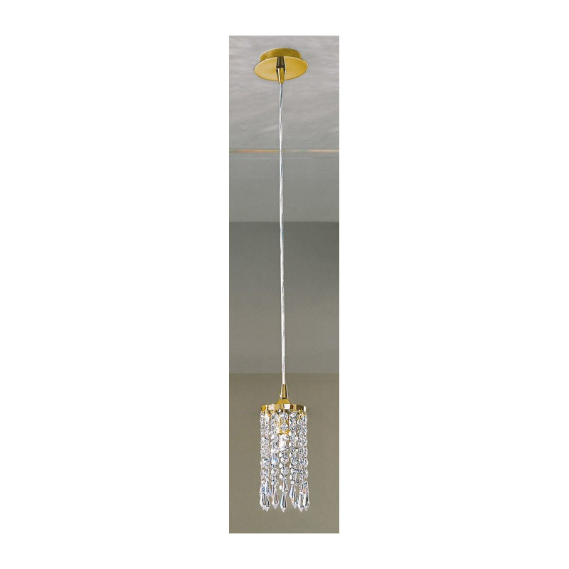 Kolarz Charleston Crystal Hanging Light Gold