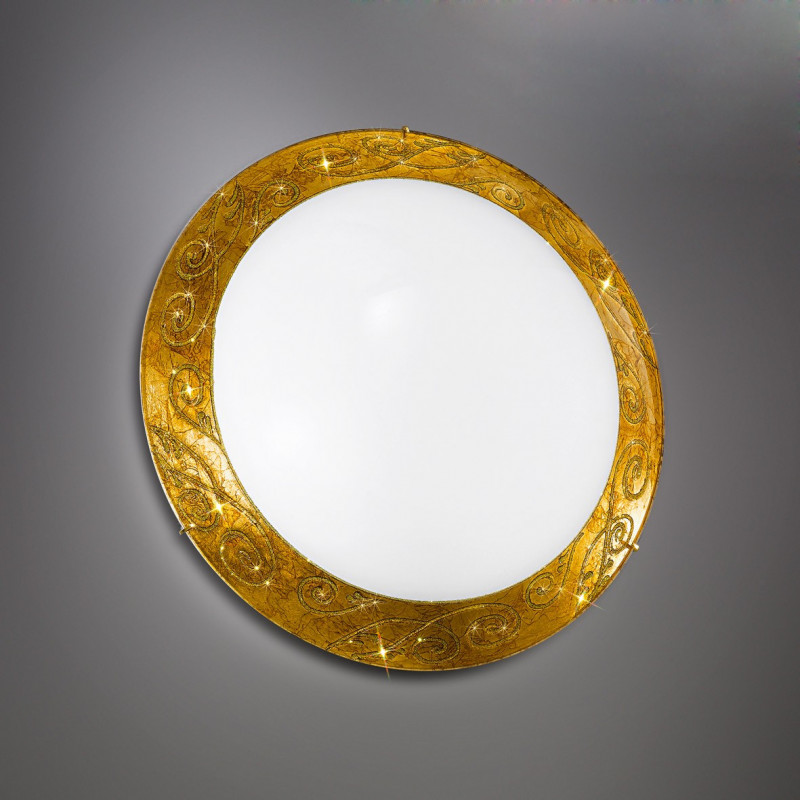 Kolarz Medici Glass Ceiling Light Gold