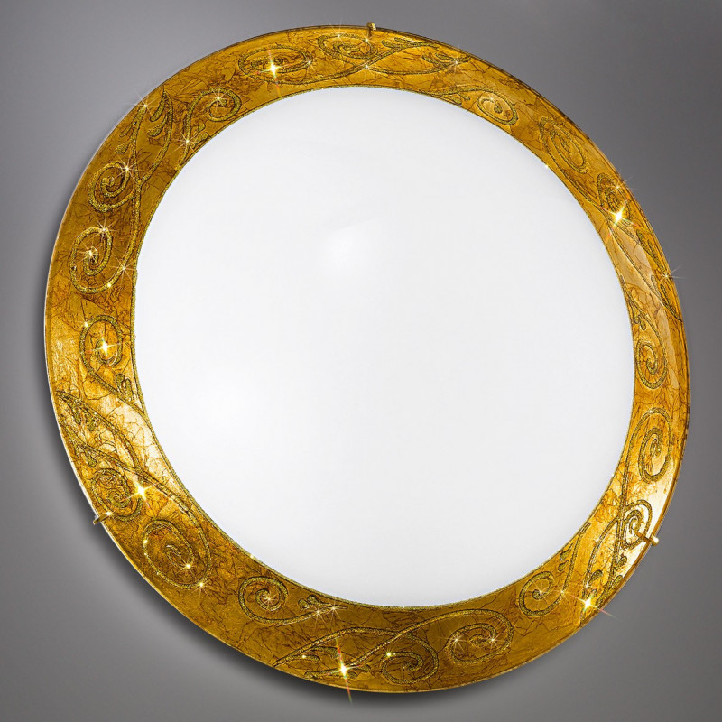 Kolarz Medici Glass Ceiling Light Gold
