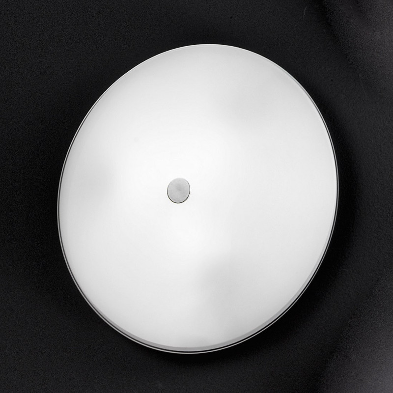 Kolarz Bianca Glass Ceiling Light Nickel