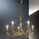 Kolarz Pisani Crystal Chandelier Brass