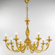 Kolarz Pisani Crystal Chandelier French Gold