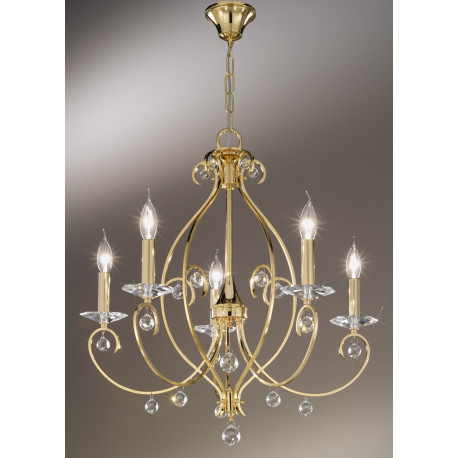 Kolarz Carat Crystal Chandelier Gold