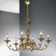 Kolarz Pisani Chandelier Antique Brass
