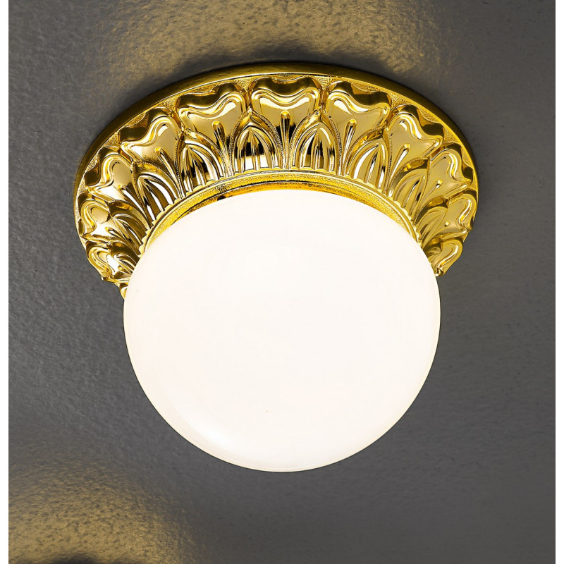 Kolarz Milady Glass Ceiling Light Gold