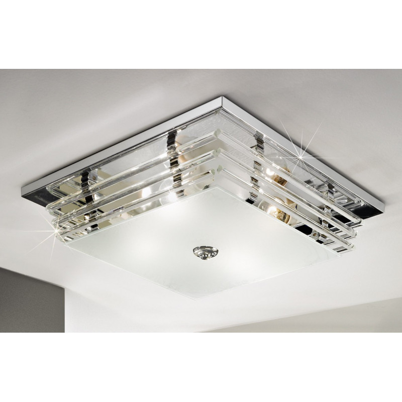 Kolarz Ontario Crystal Ceiling Light Chrome