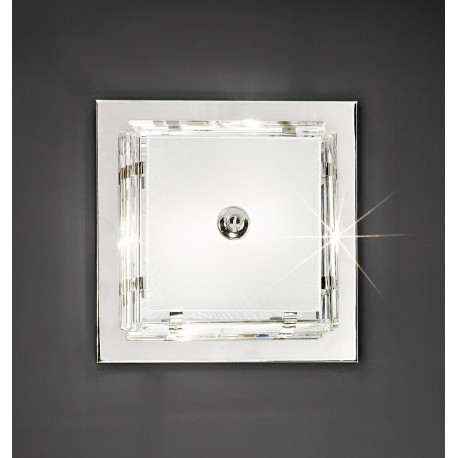 Kolarz Ontario Crystal Ceiling Light Chrome