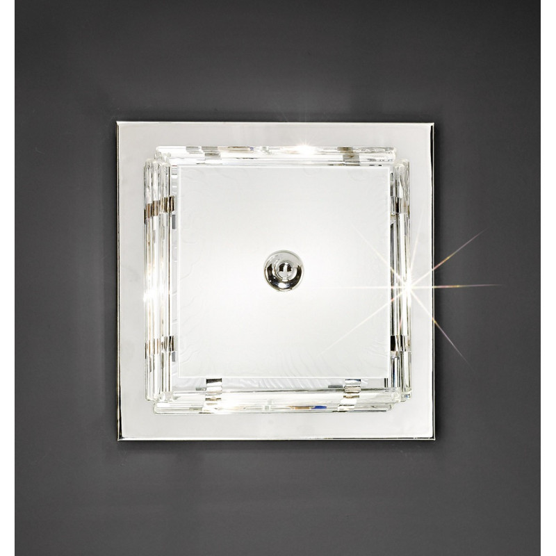 Kolarz Ontario Crystal Ceiling Light Chrome