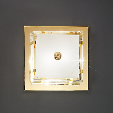 Kolarz Ontario Crystal Ceiling Light Gold