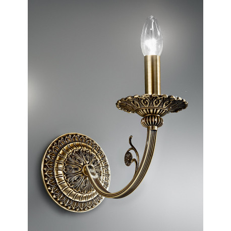 Kolarz Pisani Wall Light Antique Brass