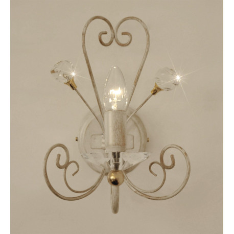 Kolarz Rossana Crystal Wall Light Ivory/Gold