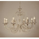 Kolarz Rossana Crystal Chandelier Ivory/Gold