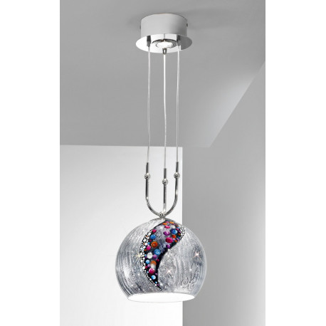 Kolarz Luna Kiss Pendant Chrome