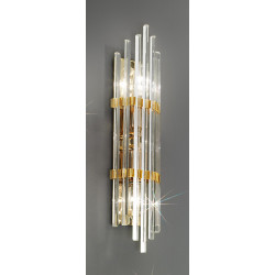 Ontario Crystal Wall Light Gold - Kolarz Lighting