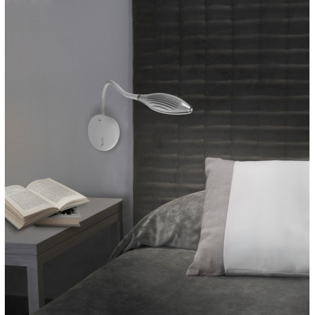 Grok Supple White Wall Light