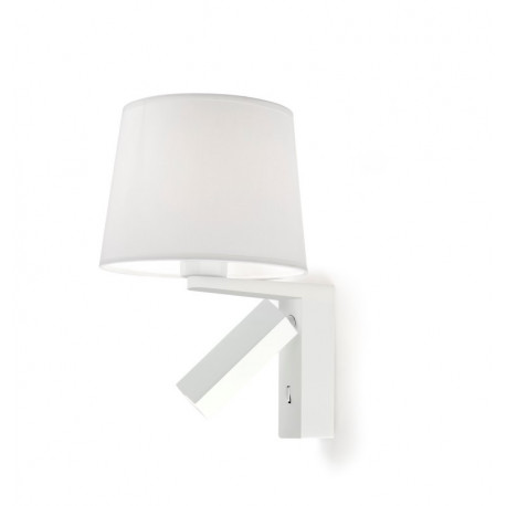 Grok Hall White Wall Light