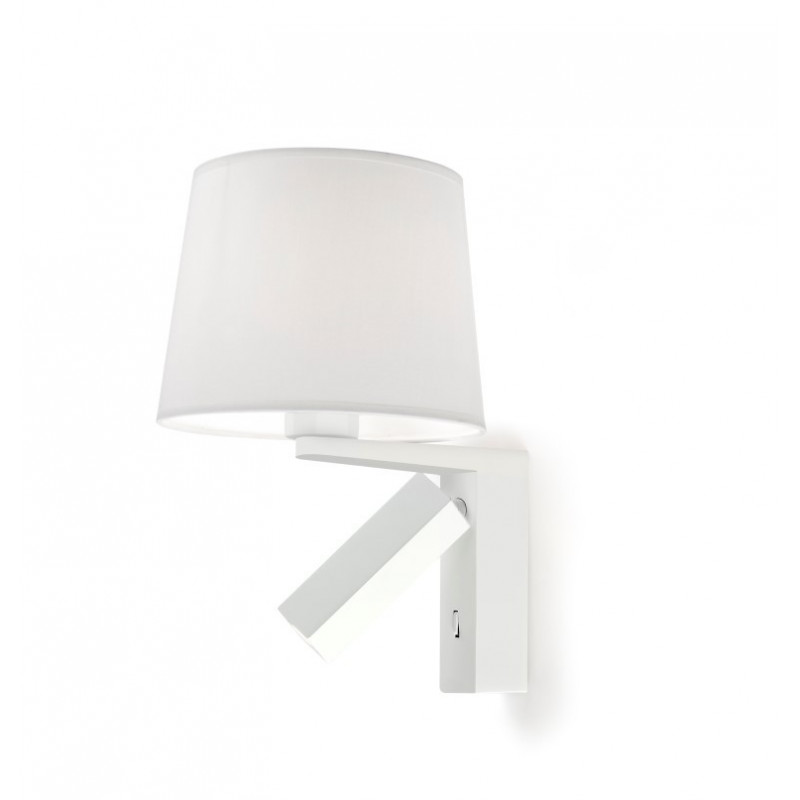 Grok Hall White Wall Light