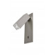 Grok Hall LED 1 Light Indoor Wall Light Reading Lamp Satin Nickel