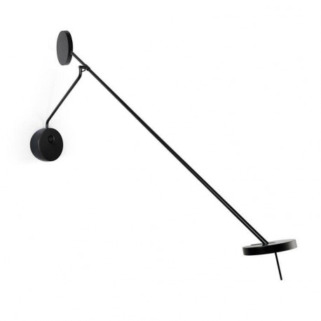 Grok Adjustable LED 1 Light Indoor Wall Light Black
