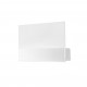 Grok Flat LED 1 Light Indoor Small Wall Uplighter White