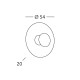 Kolarz Luna 1 Light Wall Light
