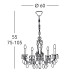 Kolarz Victoria 2 5 Lights Chandelier