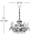 Kolarz Carmen 2 8 Lights Chandelier