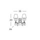 Kolarz Victoria 2 2 Lights Wall Light