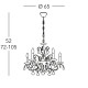 Kolarz Carmen 2 5 Lights Chandelier