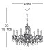 Kolarz Victoria 2 8 Lights Chandelier