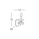 Kolarz Carmen 2 1 Light Wall Light